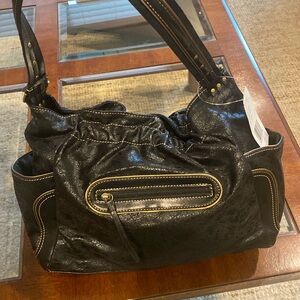 NWT TINT boho black Purse NWT